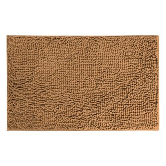 Chenille Rust Bath Mat 24 x 36 in By Catalina Home - Picture 2 of 2